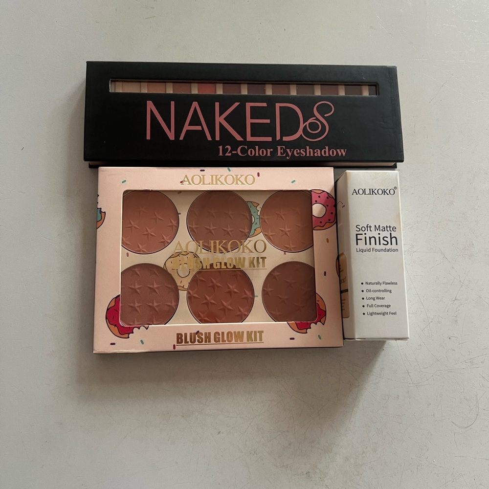 Blush Glow Kit and Soft Matte Foundation Set